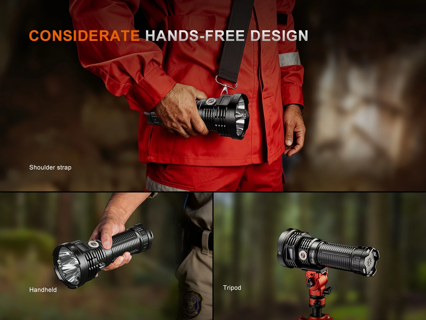 Fenix LR50R V2.0 18000 Lumen Spot and Flood Light with Red and UV